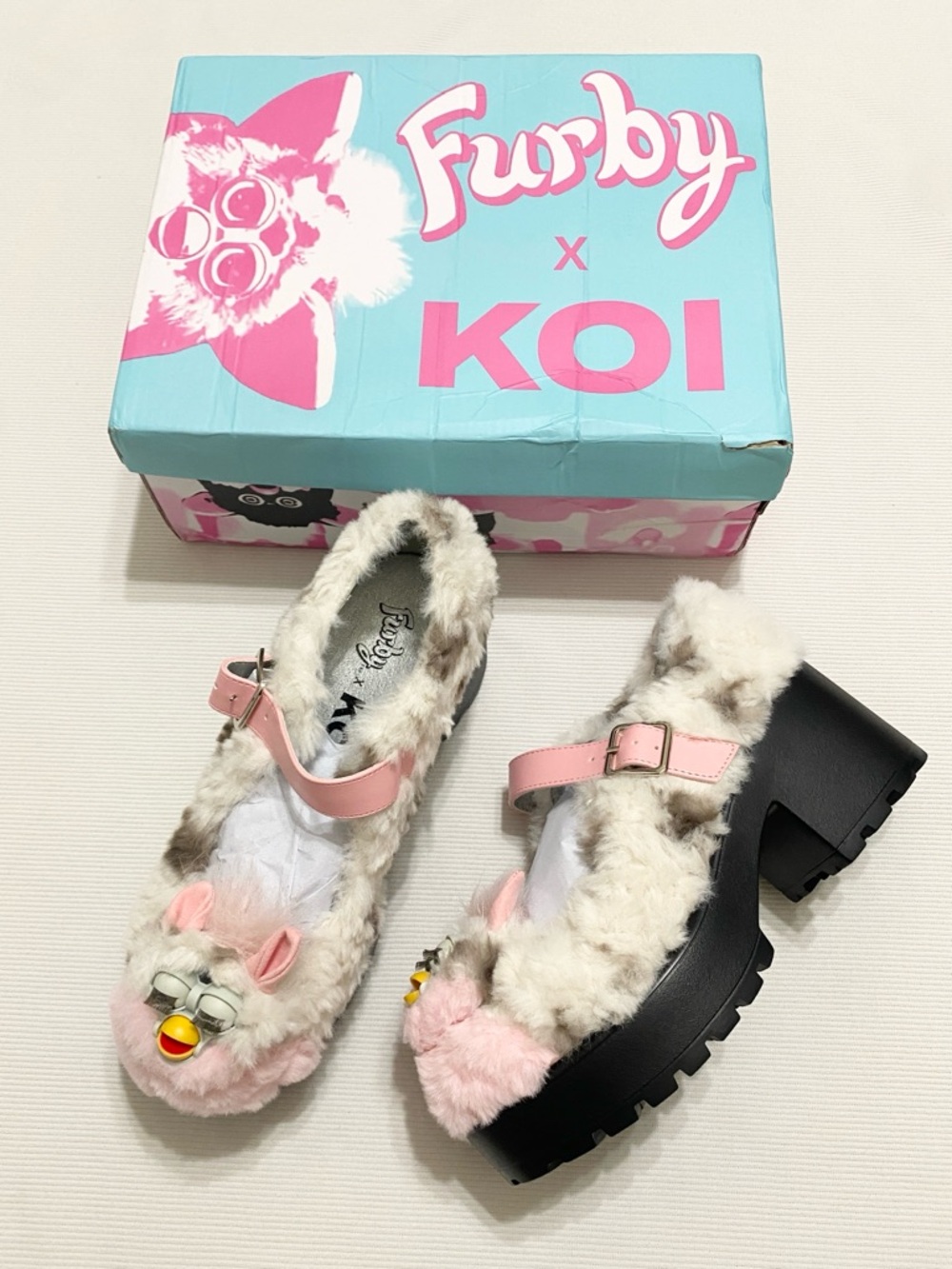 Furby x Koi Footwear Tira Furby Mary Janes Church Mouse Edition Dolls Kill